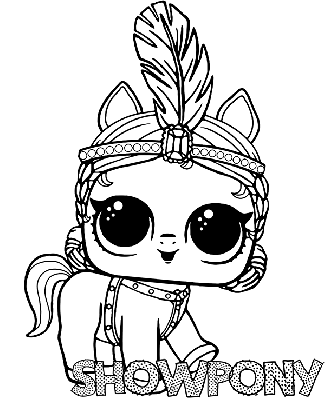 Kolorowanka Snowpony